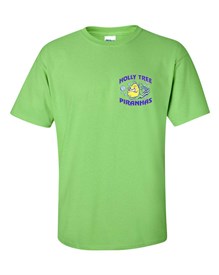 100% Cotton Lime Green T-shirt Order due by Monday, May 15, 2023